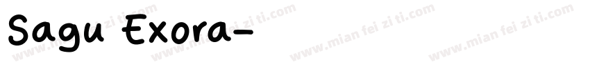 Sagu Exora字体转换
